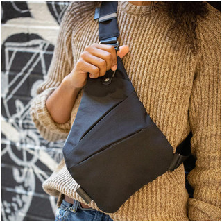 The Cross Body Black Smell-Proof Bag | Smell Proof Carry Bag