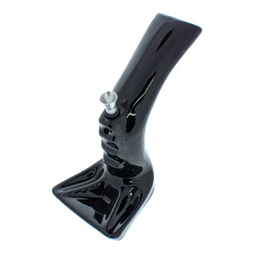 Ceramic Smoke Scope Bong with Grip and Tray American Made
