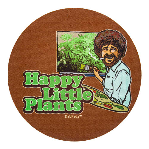 Small 5" Round Dab Pads NonSlip Graphic Pads