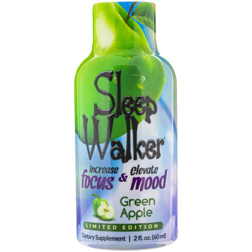 Sleep Walker Shot Green Apple Flavor Front Bottle