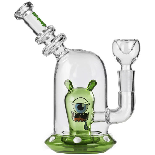 HEMPER 7" Space Monster Bong, Green