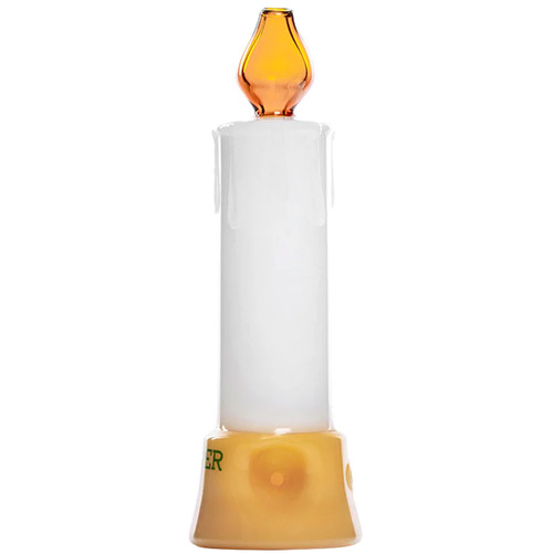 Front view of the Hemper 6" Candle Pipe For Sale Lowest Price Wholesale Hand Pipes