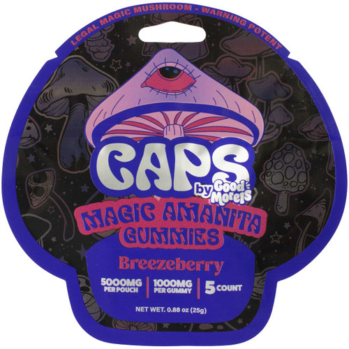 CAPS 5000 mg Magic Amanita Gummies - Breezeberry, 5-Count