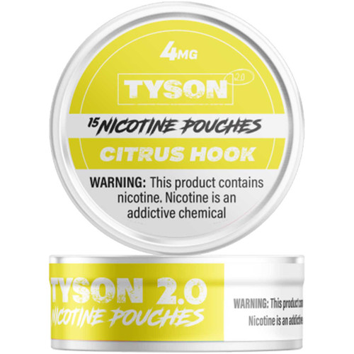 Tyson 2.0 Nic Pouches - Citrus Hook, 4 mg