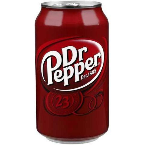 Dr. Pepper Can Safe, looking like an ordinary Dr. Pepper soda pop can.