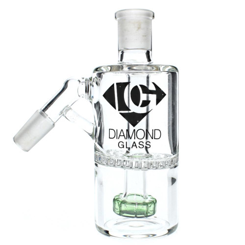 Diamond Glass 14mm 45 Degree Honeycomb or Showerhead Ashcatcher