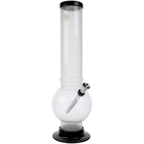 JM Enterprises 12" Glow-in-the-Dark Bubble Acrylic Bong.