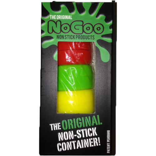 NoGoo Squeeze/Twist Top Divided Silicone Container