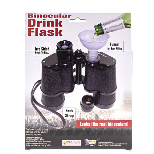 Binoculars Flask Two Sided 16 fl.oz. Hidden Flask