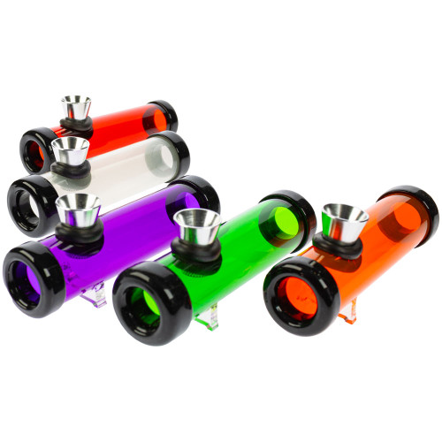 JM Enterprises 4" Mini Acrylic Steamroller, Assorted Colors