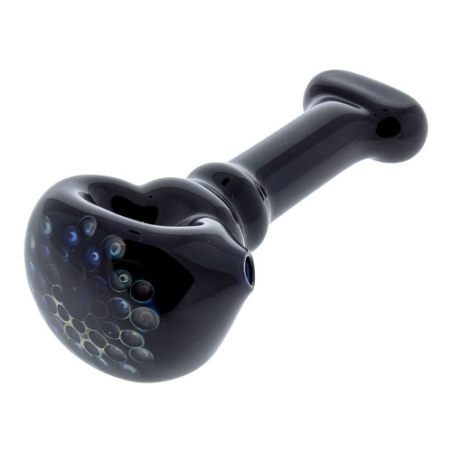 Black Honeycomb Spoon Glass Pipe hand pipe smoking pipe