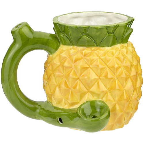 Pineapple Ceramic Coffee Mug Pipe Unique Hand Pipe For Sale Lowest Price Online