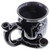 Sip Puff Pass Black Mug Pipe