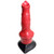 Front shot of a Hell Hound dog dick dildo.