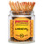 100 Carnival-scented Wild Berry Shorties Incense Sticks in a labeled jar with their signature yellow-colored sticks with peach tips sticking out at the top.