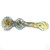 6" Double Bowl Confetti Glass Spoon Pipe