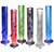 An assortment of colors of the Attaglass 12" Etched Frog Bong, unfinished and without their downstems.