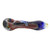 Made in America Chameleon glass Mars spoon hand pipe with roll stop.
