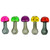 Mushroom Pipe with Freezable Head, Assorted Colors