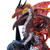 Dragon Cave Red Backflow Incense Burner close up