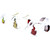 Made in America assorted color glass Medicali spoon handpipe with assorted color Medicali logo on the front.