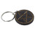 Pentacle keychain handcrafted from 1/4" Baltic birch wood.