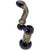 Quarter view of a Standing Sherlock Bubbler with purple accents.