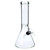 Classic 8 inch water pipe beaker bong with 9mm slide.