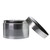 Dark silver herb grinder that is easy to use and will last a lifetime.