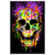 Splatter Skull Blacklight Poster
