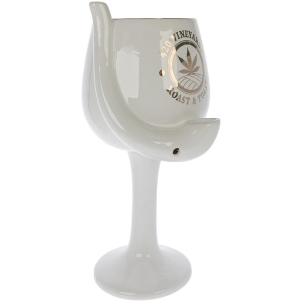 Roast & Toast 420 Vineyards Wine Goblet Pipe