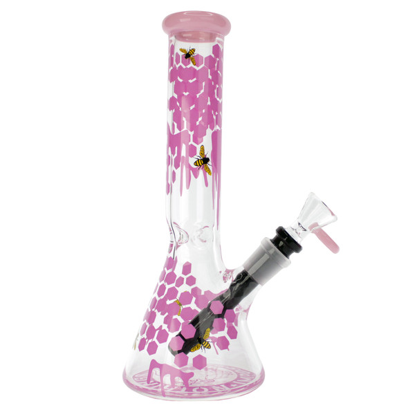 Nothing's Impossible 10" Beehive Graphic Beaker Ice Bong