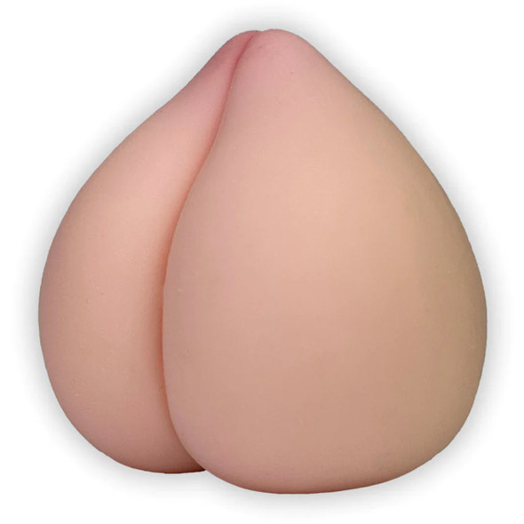 A Pussy Peach Stroker isolated on white.