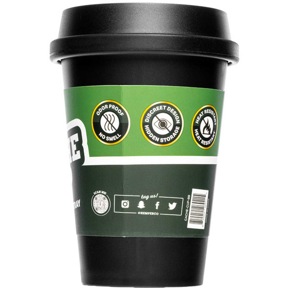 HEMPER Cache Cup in black color for sale best prices online wholesale weed ashtrays