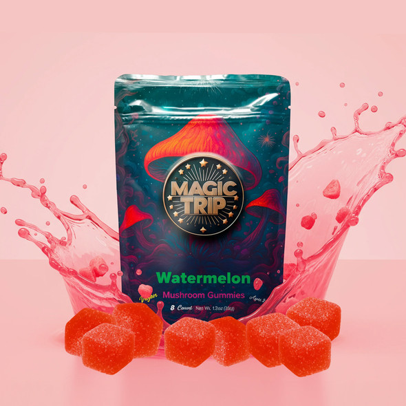 Magic Trip Mushroom Gummy 8pk - Watermelon
