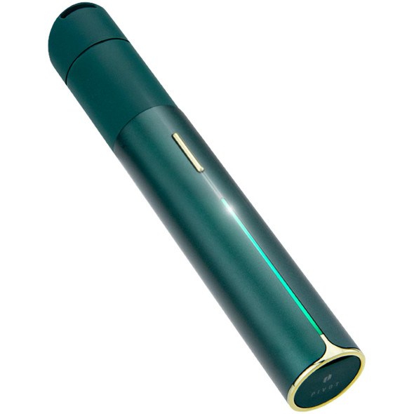Side image of Puffco Pivot – Pine portable limited edition vaporizer.
