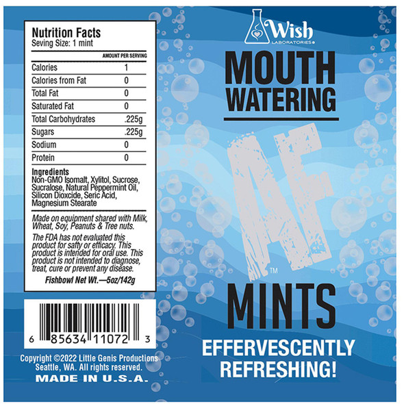 Little Genie Mouth-Watering AF Mints – Spearmint (2-Count Pack)