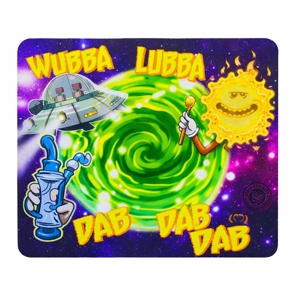 Roilty Extracts Wubba Lubba Dab Dab Mat graphic.