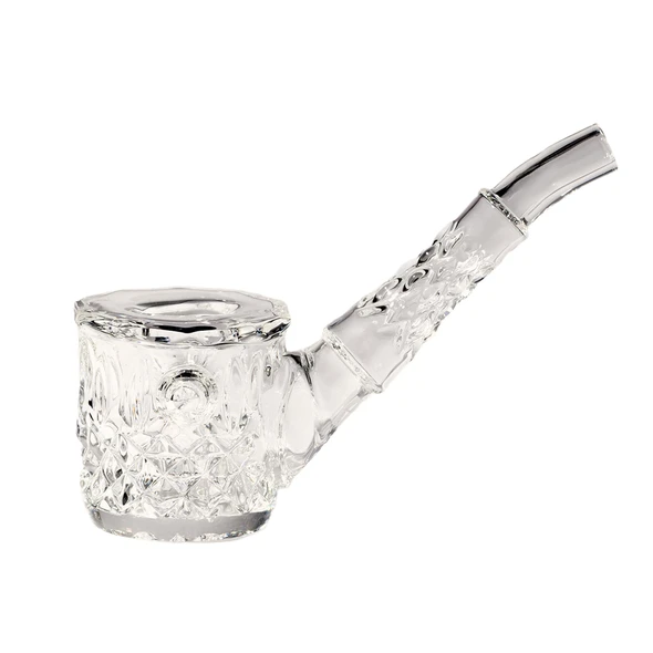 Highball fancy worked borosilicate glass hand pipe vintage inspired design main.