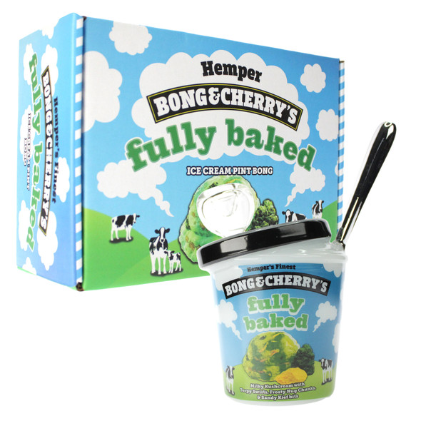Hemper Bong & Cherry's Ice Cream Water Pipe