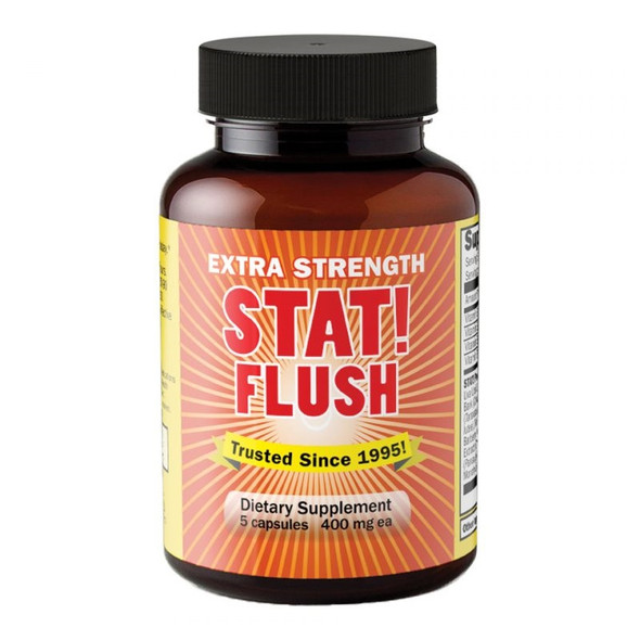 A single bottle of STAT Flush Extra Strength Detox.