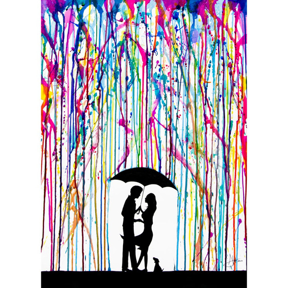 Front graphic on the Two Step Poster by Marc Allante for sale.