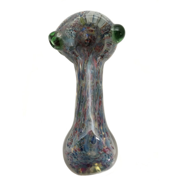Fancy Marble Frit Pipe