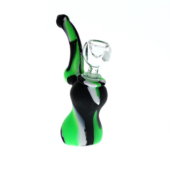 NoGoo Silicone Sherlock style Bubbler with 10mm GOG Downstem and Bowl