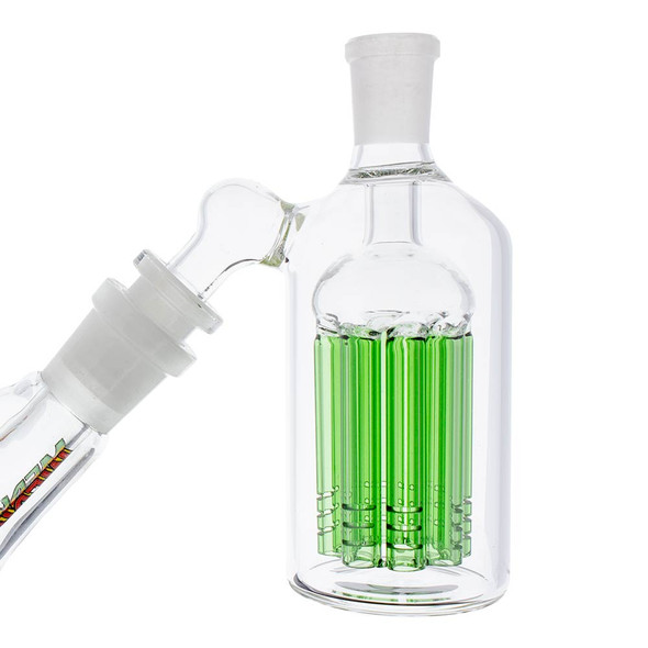 Angled 14mm Tree Perc Ash Catcher, Assorted Colors & Styles