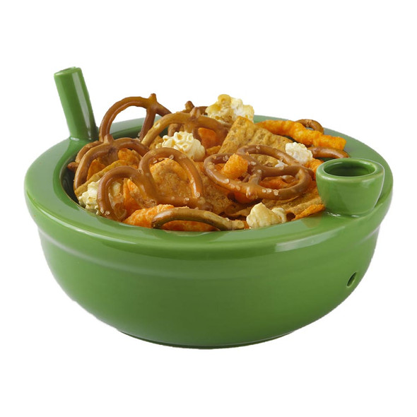 Manage your munchies with the Roast & Toast Munchie Bowl pipe, able to hold a generous amount of snacks on top of an integrated smoking pipe which runs underneath the bowl.