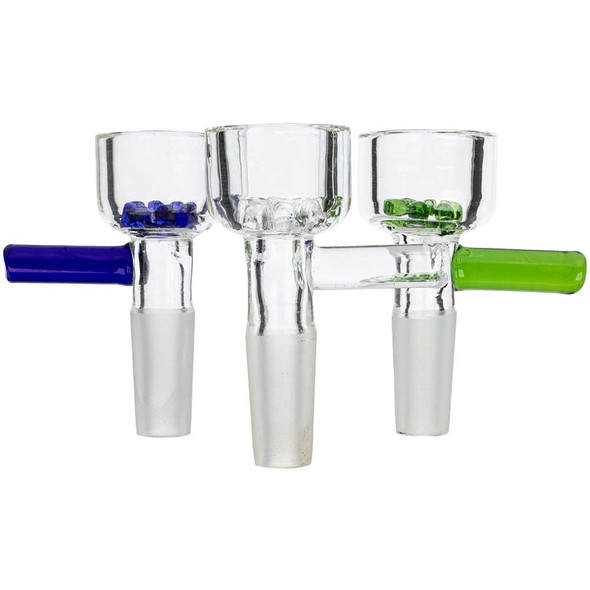 Assorted colored Snowflake Filter Bowls.