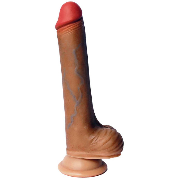 Mr. Silky 7" Realistic Feeling Suction Dildo