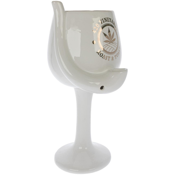 Roast & Toast 420 Vineyards Wine Goblet Pipe