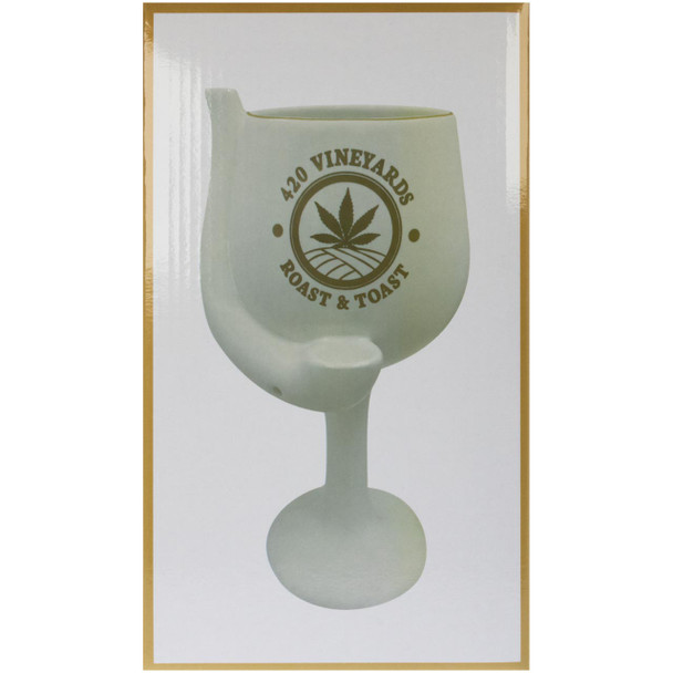 Roast & Toast 420 Vineyards Wine Goblet Pipe